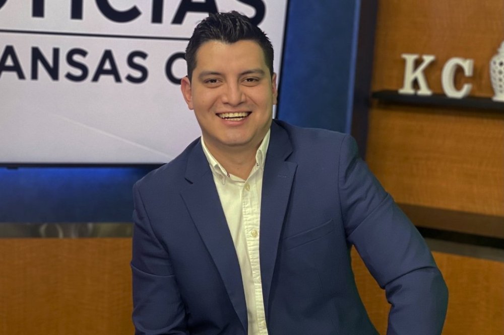 FILE - This photo provided by Telemundo Kansas City shows television reporter Adan Manzano, a 27-year-old anchor and reporter for Telemundo in Kansas City, Missouri, who was found dead in his hotel room in the New Orleans suburb of Kenner during Super Bowl week. (Telemundo Kansas City via AP)