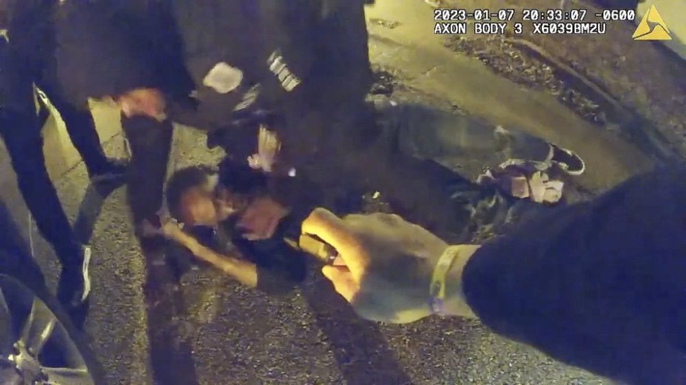 FILE - This image from video provided by the City of Memphis shows Tyre Nichols during an attack by five Memphis, Tenn., police officers on Jan. 7, 2023. Nichols died on Jan. 10. (City of Memphis via AP, File)