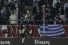 Scotland's Scott McTominay celebrates after scoring the opening goal during the Nations League play off first leg soccer match between Greece and Scotland, at the Georgios Karaiskakis stadium at Athens' port of Piraeus, Greece, Thursday, March 20, 2025. (AP Photo/Petros Giannakouris)