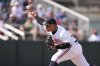 Minnesota Twins pitcher Erasmo Ramirez delivers in the fourth inning of a spring training baseball game against the Pittsburgh Pirates in Fort Myers, Fla., Thursday, Feb. 27, 2025. (AP Photo/Gerald Herbert)