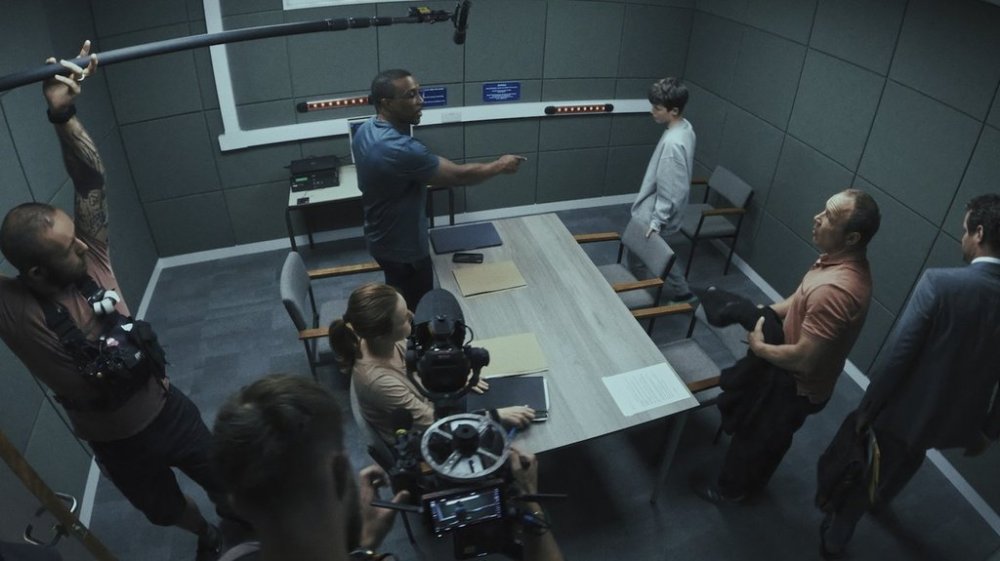 This image provided by Netflix shows Faye Marsay, from left, Ashley Walters, Owen Cooper, Stephen Graham, and Mark Stanley in a scene from