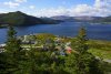 The Tablelands of Gros Morne National Park are pictured over Bonne Bay, Nfld., on September 4, 2024. THE CANADIAN PRESS/Sean Kilpatrick