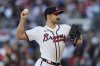 FILE - Atlanta Braves pitcher Spencer Strider (99) delivers in the first inning of baseball game against the Arizona Diamondbacks Friday, April 5, 2024, in Atlanta. (AP Photo/John Bazemore, File)