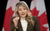 Foreign Affairs Minister Melanie Joly responds to a question during a news conference in Ottawa, Wednesday, March 12, 2025. THE CANADIAN PRESS/Adrian Wyld
