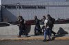 Workers arrive at the Stellantis car assembly plant in Toluca, Mexico, Thursday, April 3, 2025. (AP Photo/Marco Ugarte)