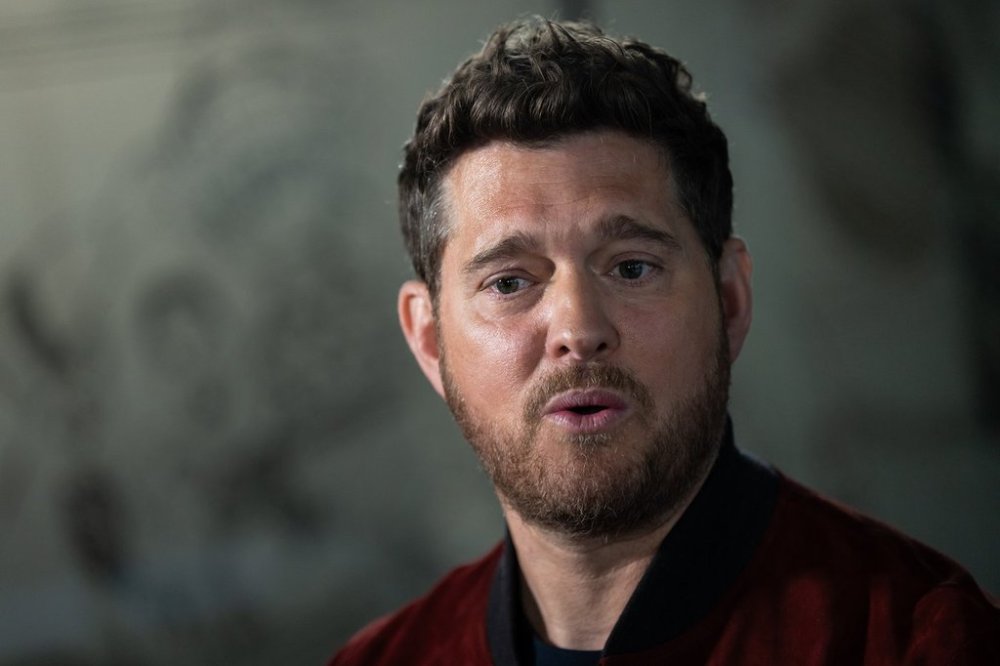 Canadian singer and songwriter, Michael Buble speaks to reporters on hosting the Juno awards, on Friday, March 28, 2025. THE CANADIAN PRESS/Ethan Cairns