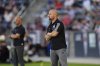 CF Montréal head coach Laurent Courtois in the first half of an MLS soccer match Saturday, June 22, 2024, in Commerce City, Colo. (AP Photo/David Zalubowski)
