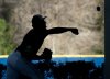 Toronto Blue Jays pitcher Ricky Tiedemann throws a rubber ball against a wall during spring training action in Dunedin, Fla., on Wednesday, February 21, 2024. THE CANADIAN PRESS/Frank Gunn