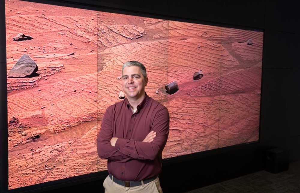 Ben Tutolo, Associate Professor, Faculty of Science, Department of Earth, Energy and Environment, as shown in this handout photo, is the lead researcher on a paper about Mars. Tutolo is a participating scientist on the NASA Mars Science Laboratory Curiosity Rover team. THE CANADIAN PRESS/HO-University of Calgary-Riley Brandt