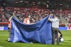 Heidenheim goalkeeper Kevin Müller is treated on the pitch during the Bundesliga soccer match between FC Heidenheim and VfL Bochum at Voith-Arena. Heidenheim, Germany, Friday May 2, 2025. (Harry Langer/dpa via AP)