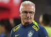 FILE - Brazil's coach Dorival Junior stands on the sidelines prior to a World Cup 2026 qualifying soccer match against Argentina at the Monumental Stadium in Buenos AIres, Argentina, March 25, 2025. (AP Photo/Natacha Pisarenko, File)