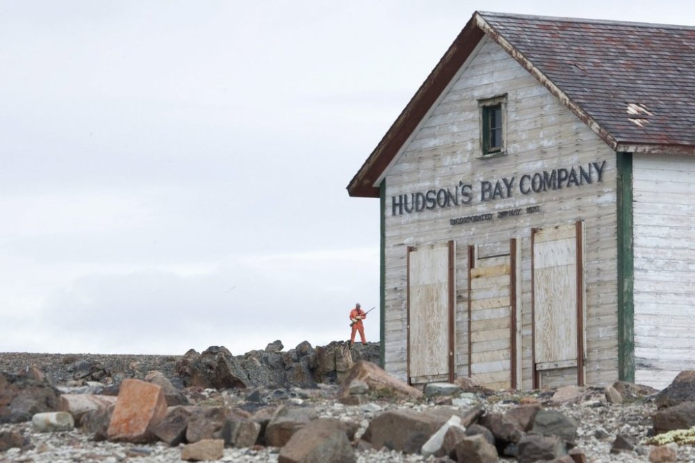 A former Hudson's Bay Company trading post at the mouth of Bellot Strait, Nunavut, in the Northwest Passage in the Artic Circle Saturday, July 21, 2007. (CP Photo/Jonathan Hayward)