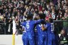 Chelsea players celebrate a goal against Legia during the Europa Conference League first-leg quarterfinals soccer match between Legia Warszawa and Chelsea at the Marshall Jozef Pilsudski's Municipal stadium in Warsaw, Poland, Thursday, April 10, 2025. (AP Photo/Czarek Sokolowski)