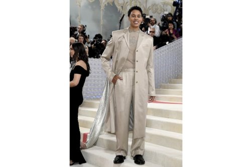 FILE - Brittney Griner attends The Metropolitan Museum of Art's Costume Institute benefit gala celebrating the opening of the 