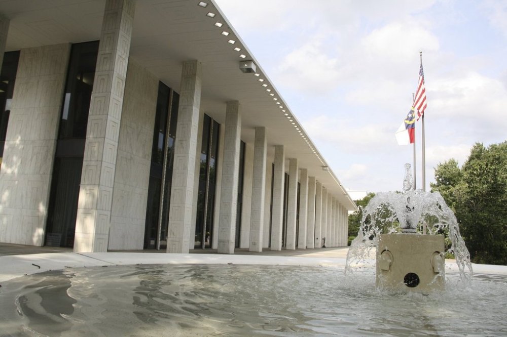 FILE - The North Carolina Legislative Building in Raleigh, N.C., is seen on June 5, 2024. (AP Photo/Makiya Seminera, File)