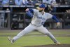 Kansas City Royals pitcher Noah Cameron throws during the first inning of a baseball game against the Tampa Bay Rays, Wednesday, April 30, 2025, in Tampa, Fla. (AP Photo/Jason Behnken)