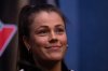 Calgary Wild FC's Christie Gray listens to questions from media during a news conference ahead of Wednesday's inaugural match, Tuesday, April 15, 2025. THE CANADIAN PRESS/Ethan Cairns