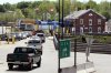 Motorists from St. Stephen, New Brunswick, wait to go through U.S .Customs at Calais, Maine, May 30, 2006. THE CANADIAN PRESS/AP, Robert F. Bukaty