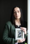 MIKAELA MACKENZIE / FREE PRESS
	

Melissa Diamond, whose late Mastiff mix Lilly had to be assessed by the city (because of a list of dog breeds deemed dangerous), on Wednesday, April 2, 2025. Diamond says she has had enough with council's outdated policies on owning specific breeds of dogs.

For Nicole story.
Winnipeg Free Press 2025