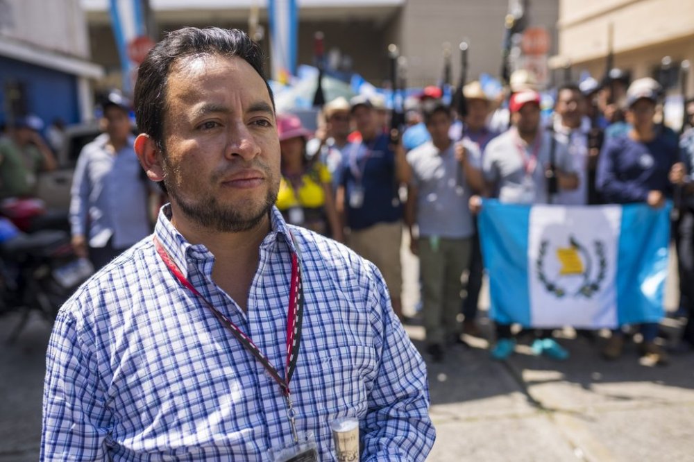 FILE - Luis Pacheco, President of the K'iche' Indigenous organization