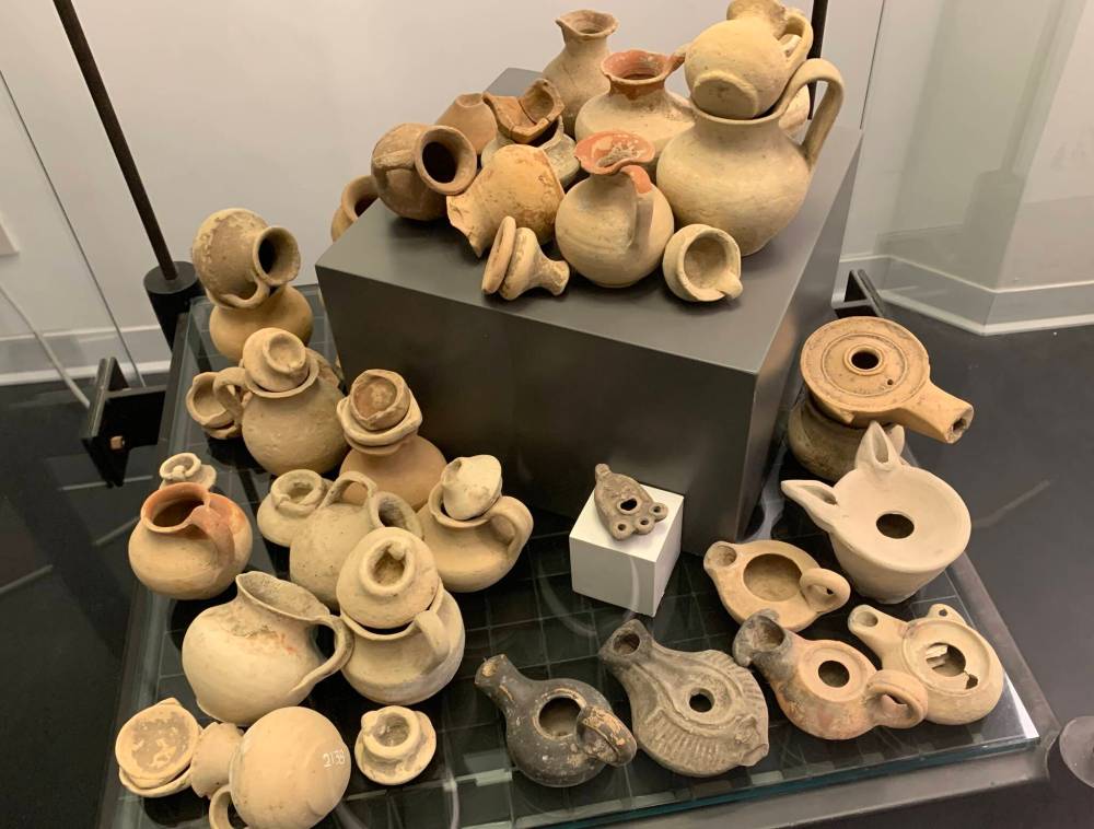 Pam Frampton photo
Small clay jugs and oil lamps were often left as offerings to the gods.
