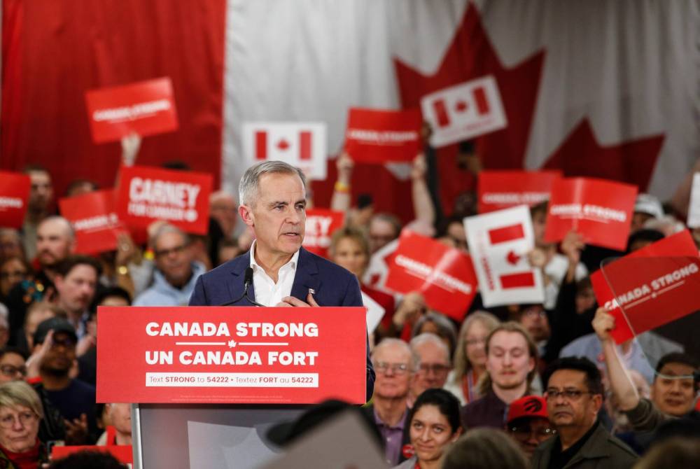 JOHN WOODS / FREE PRESS
Liberal leader Marc Carney spent a full day in Winnipeg Tuesday rallying Liberal troops.