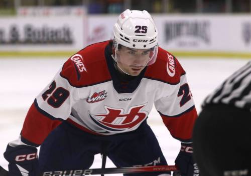 Perry Bergson / The Brandon Sun
                                Lethbridge Hurricanes’ Brayden Yager is the Winnipeg Jets top forward prospect and has been turning heads in the Western Hockey League.