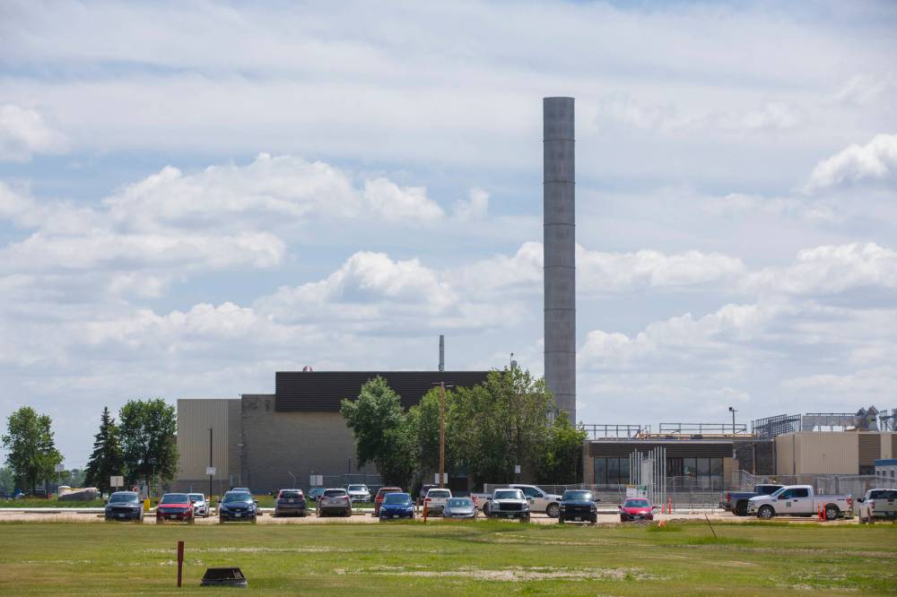 MIKE DEAL / FREE PRESS FILES
The city is seeking another $10 million to ensure its south end sewage treatment plant upgrade is finally completed.