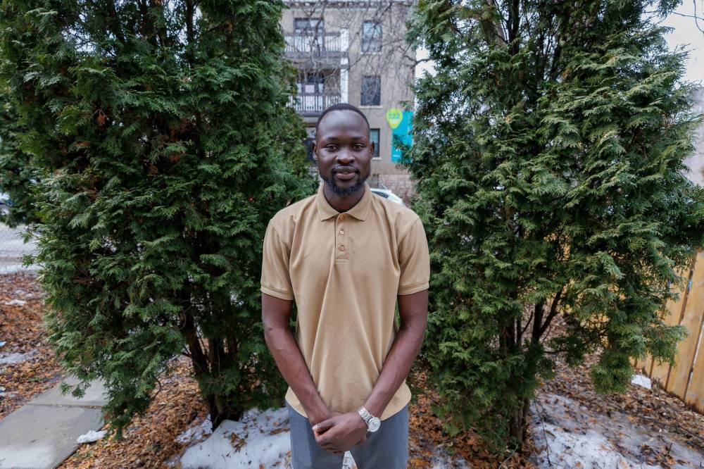 MIKE DEAL / FREE PRESS
Ajang Deng says he struggles, as a newly minted Canadian, to find information on how to vote.