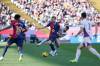 JOAN MONFORT / THE ASSOCIATED PRESS FILES
                                Frenkie de Jong (centre) is back in favour, for now, with the Barcelona faithful.