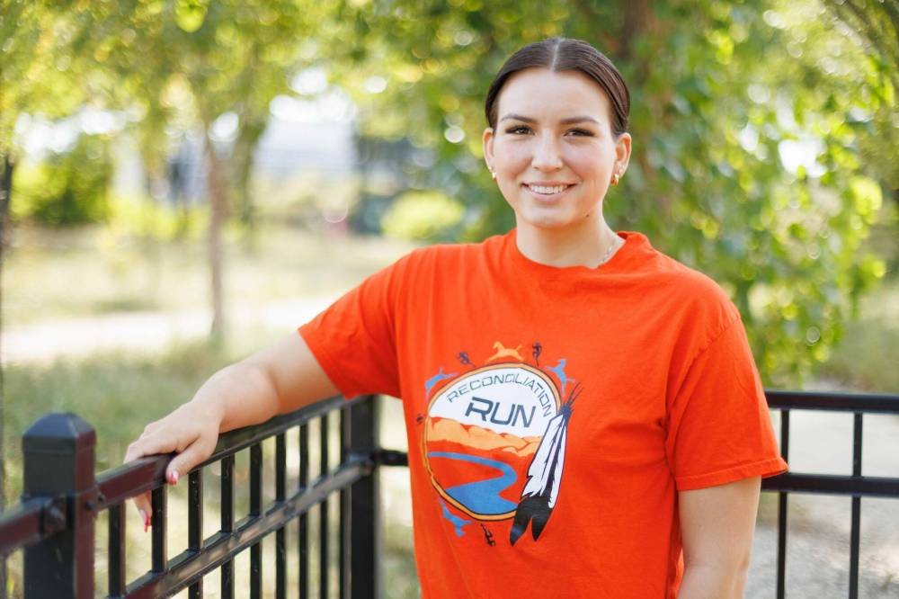 MIKE DEAL / WINNIPEG FREE PRESS FILES
Trechelle Bunn, founder of the annual reconciliation run, has been elected chef of Birdtail Sioux Dakota Nation.