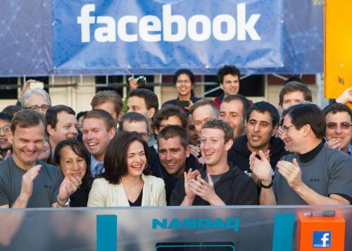 Zef Nikolla / Associated Press files
                                Author Sarah Wynn-Williams levels damning accusations at, among others, Meta&rsquo;s Mark Zuckerberg (front centre, seen here in 2012) and Sheryl Sandberg (pictured next to Zuckerberg).