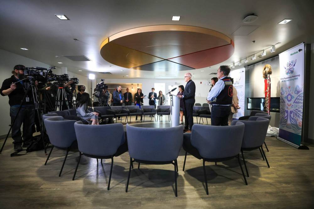RUTH BONNEVILLE / FREE PRESS
The Bruce and Anne Oake Memorial Foundation launched a capital campaign last year to raise $25 million for the construction of a women’s treatment facility. The province announced a $1.5-million contribution Tuesday.