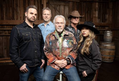 SHIMON KARMEL PHOTO
                                Bachman-Turner Overdrive 2025, from left: Brent Howard, Tal Bachman, Randy Bachman, Lance Lapointe and Koko Bachman.