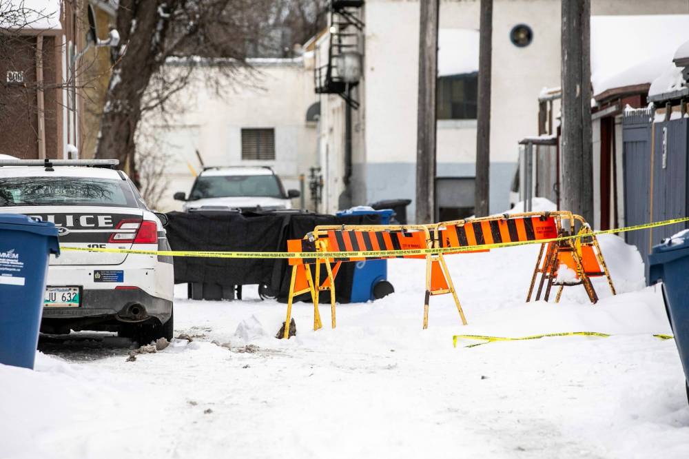 MIKAELA MACKENZIE / FREE PRESS FILES
A total of six people have been charged in connection with the killing of Bronson Emery Dale Kequahtooway, whose body was found in a back lane on March 28.