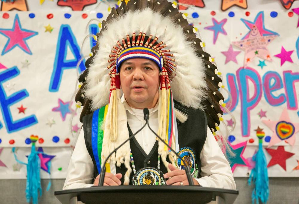 BROOK JONES / FREE PRESS
                                Programs will be reviewed to determine how to release that trauma, Gordon Bluesky said.