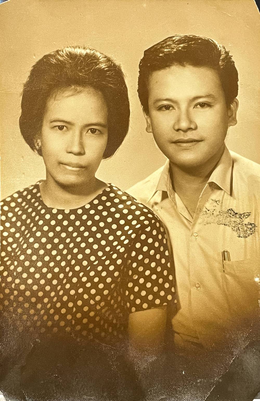 Supplied
Socorro and Neme Juan, shortly after their marriage in the Philippines in 1966. They met at college.