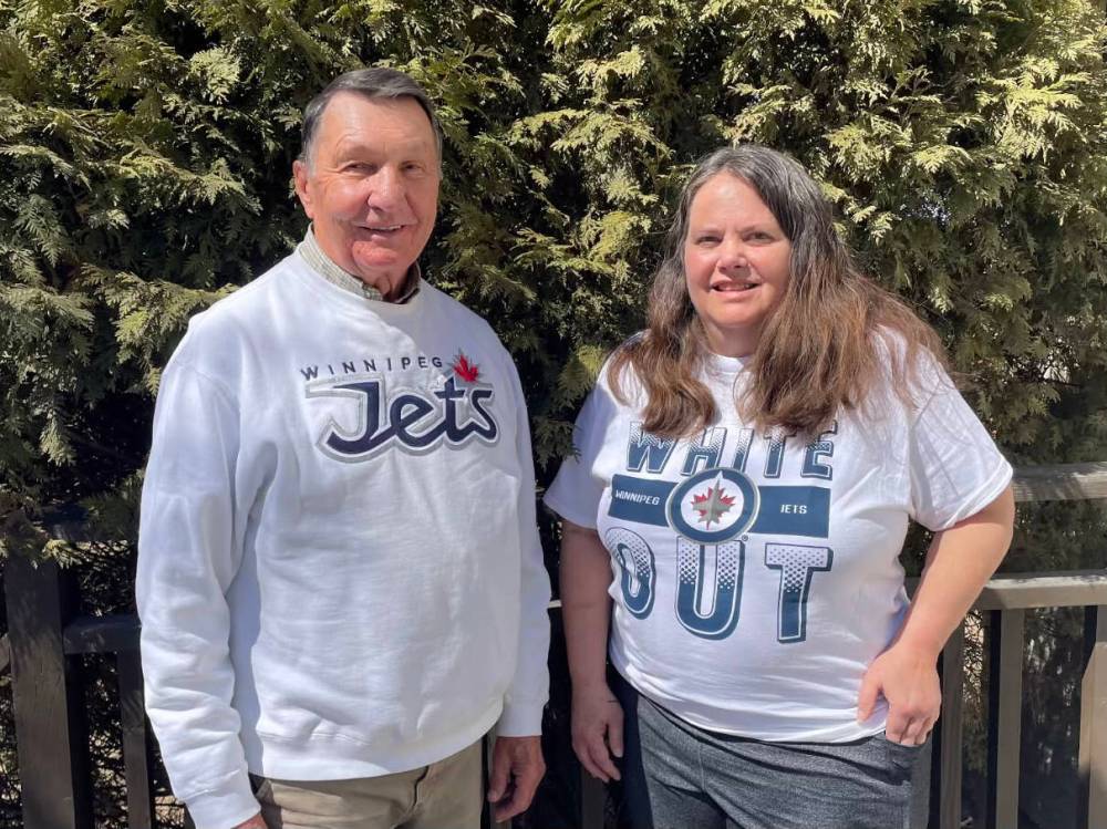 SUPPLIED
Local Jets fans Gary Wallace and Freya Hanson have released a song about the team’s playoff run.