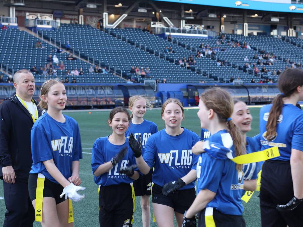 Ben Little / Free Press
Executive director of Football Manitoba Bill Johnson says the highest level of growth in flag football has been on the girls’ side of the sport.
