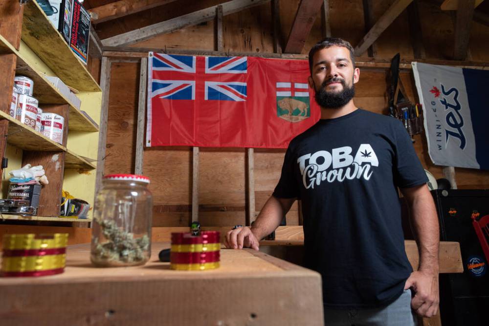 JESSE BOILY / FREE PRESS FILES
Jesse Lavoie launched a legal challenge against the provincial government in 2020 to fight the ban on growing cannabis plants at home.