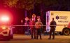 Vancouver Police secure the scene where a car drove into a crowd at the Lapu Lapu Festival in Vancouver on Saturday April 26, 2025. THE CANADIAN PRESS/Rich Lam