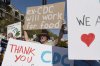 FILE - Demonstrators hold a rally in support of the Centers for Disease Control and Prevention in front of the agency's headquarters in Atlanta, Tuesday, April 1, 2025, after layoffs were announced. (AP Photo/Ben Gray, File)