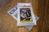 A 1990 Topps Trevor Linden hockey card graded by PSA is shown in Toronto on Friday, April 25, 2025. THE CANADIAN PRESS/Joe O'Connal