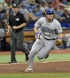 Addison Barger of the Toronto Blue Jays, shown here in this file photo, played a huge role in his team's 3-1 win over the Seattle Mariners on Friday, April 18, 2025, in Toronton, Ont. (AP Photo/Steve Nesius)