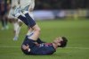 PSG's Fabian Ruiz reacts during the League One soccer match between PSG and Nice in Paris Friday, April 25, 2025. (AP Photo/Thibault Camus)