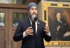 Federal New Democratic Party Leader Jagmeet Singh speaks with reporters in the foyer of the House of Commons, Tuesday, Mar. 4, 2025, in Ottawa. A Saskatchewan legislature member has been stripped of some of her responsibilities after coming under fire for calling Singh a terrorist. THE CANADIAN PRESS/Adrian Wyld