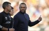 Colorado Rapids head coach Robin Fraser () in the first half of an MLS soccer match Saturday, July 8, 2023, in Commerce City, Colo. (AP Photo/David Zalubowski)