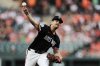 Baltimore Orioles starting pitcher Dean Kremer delivers during the second inning of a baseball game against the Kansas City Royals, Friday, May 2, 2025, in Baltimore. (AP Photo/Stephanie Scarbrough)
