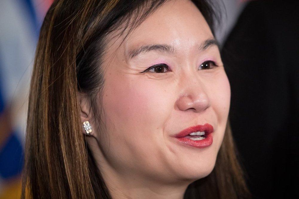 B.C.'s Minister of Post-Secondary Education and Future Skills Anne Kang says she's worried the reduction in available slots for the province's nominee program could mean they're not able to fill critical roles. Then-Minister of Citizens' Services, Kang poses for photographs after being named to the position in Vancouver on Wednesday, Jan. 22, 2020. THE CANADIAN PRESS/Darryl Dyck