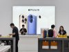 Sales staffs work at an Apple shop in Hanoi, Vietnam Thursday, April 10, 2025. (AP Photo/Hau Dinh)